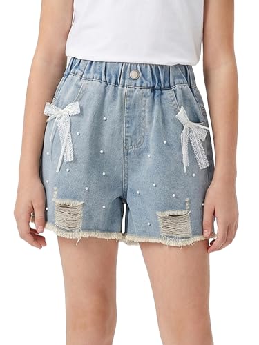 Short en jean Y2K filles idéal pour les vacances à la plage