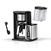 Ninja CM360 Hot and Ice, 10-Cup Coffee Maker, Single Serve or Drip Coffee Maker with 4 Brew Styles, 6 Brew Sizes, Built-in Water Reservoir, Glass Carafe, Black