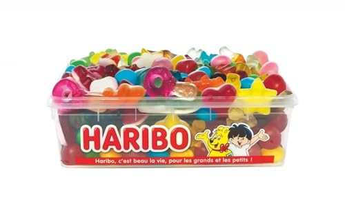 HARIBO - Happy Life - Assortiment De Bonbons Sans Colorants Artificiels - Boite 700 g