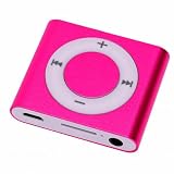 Yanmis MP3-Musik-Player, Integrierter HiFi-Lautsprecher, 64 GB Erweiterbarer Speicher, Gehäuse aus Aluminiumlegierung, Einfach zu Bedienender, Verlustfreier Musik-Player für den Genuss (Rosenrot)