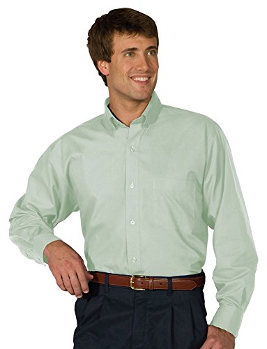 Edwards Men's Lightweight Long Sleeve Poplin Shirt Large Cucumber