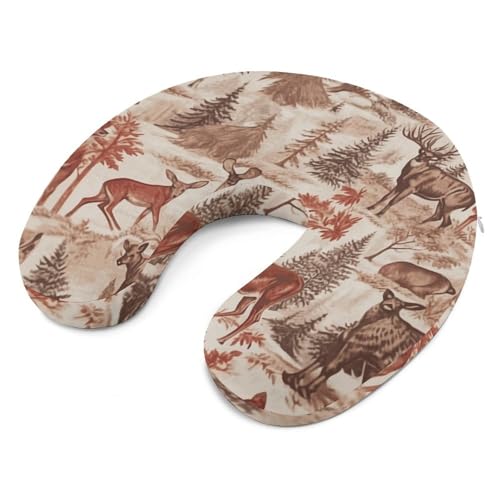 Almohada espuma viscoelástica tamaño 30x25 cm cuello U miniatura 6