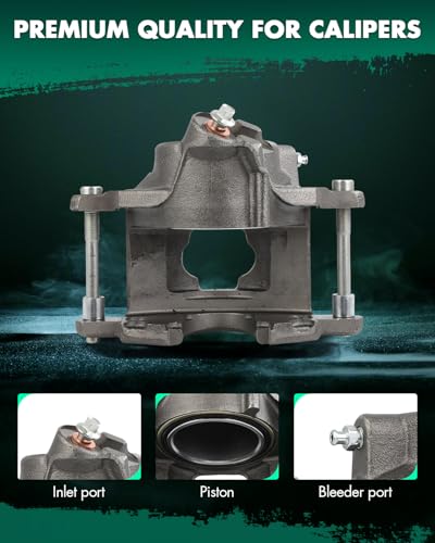 Image of SCITOO Front Left Brake Caliper Without Bracket 184127 Compatible For Cadillac For Brougham 1987 1989-1992,For Cadillac For Commercial Chassis 1979-1984 1992-1996,For GMC For R2500 Suburban 1987-1991