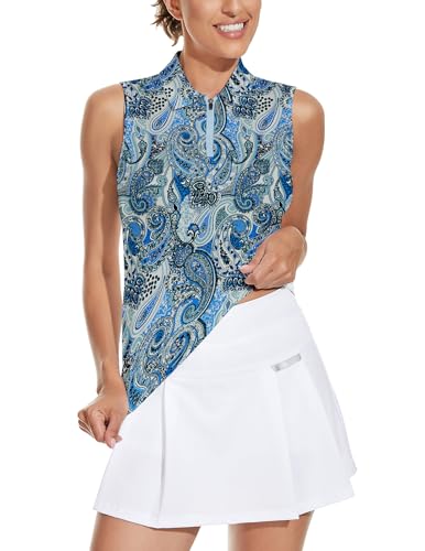best womens sleeveless golf shirts