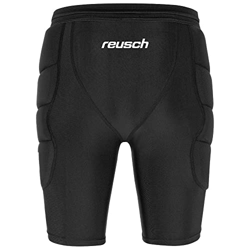 Reusch Torwarthose Erwachsene | kurz, gepolstert & atmungsaktiv | eng anliegend mit leicht muskelaktivierender Wirkung | strapazierfähige Torwartshorts mit Hüftpolster | Compression Short Soft Padded