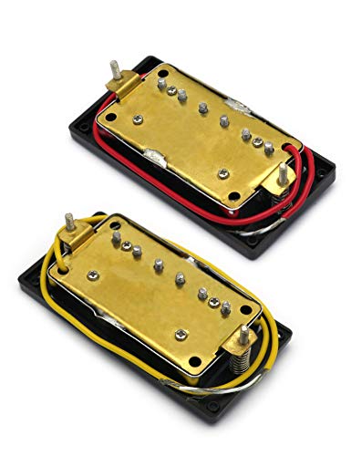 Metallor Humbucker Double Coil Pickups Neck And Bridge Compatible With Lp Style Electric Guitar For Guitar Parts Replacement Set Of 2Pcs Chrome. #TOP1