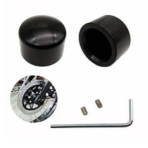 Axle Nut Covers Black Front Axle Caps Protect Front Axle Hardware For Harley Softail Electra Road Glide Sportster 4 41nlccy45dl. sl500 . ss300