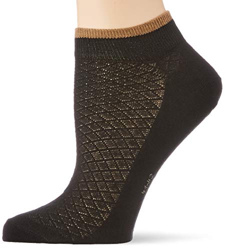 Preisvergleich Produktbild ESPRIT Damen Geo Mesh Lässige Socken, schwarz (black 3000), 39-40