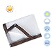 Produktbild YJHH Wasserdicht Schutzplane, Schutzplane Transparent Gewebeplane, Plane Mit Ösen Und Reißfest, Für Camping Outdoor Garten 120g/,3x6ft/1x2m