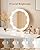 Vanity Lights for Mirror, Dimmable Mirror Lights Stick On, Adjustable Length Makeup Light, Vanity Lighting Fixtures for Hollywood Mirror and Full Length Mirror(No Mirror Included)