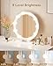 Hollywood Style Led Vanity Mirror Lights Kit - Vanity Lights Have 10 Dimmable Light Bulbs for Makeup Dressing Table and Power Supply Plug in Lighting Fixture Strip, White (No Mirror Included)