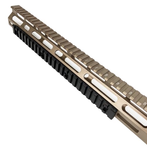 24 Slot Aluminum 10 Inch Long Mlok Picatinny Rail Mount, T-Nuts & Screws & Hex Wrench Included (MK24)