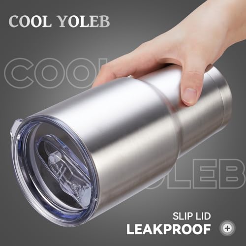 Cool Yoleb 30oz Insulated Tumbler with Slip Lid — view 2
