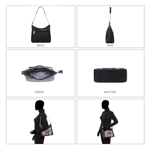 Image of Anuschka Women's Zip-top Shoulder Hobo - 709
