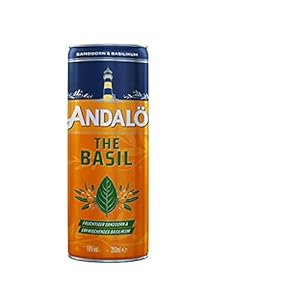 Andalö & The Basil | Cocktail | 12 x 250 ml | Sanddornlikör trifft auf Basilikumlimonade | Frischer Sommercocktail…
