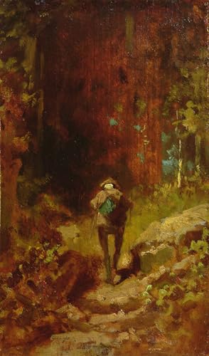 Violon ermite à Felsenklause Carl Spitzweg toile moderne peinture salon