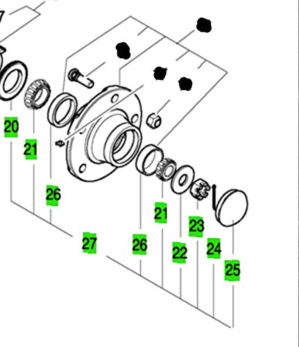 (1) 50035756 Repair KIT for Pull Type AXLE