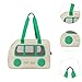 Bothyi Cat Carrier Bag Kitten Travel Bag Wear Resistant Foldable Mesh Handbag Puppy Carrier Bag for Small Animal Going Out Vacation, White
