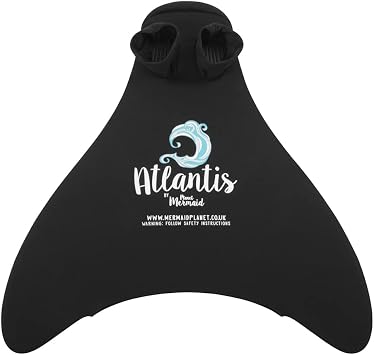 Mermaid Planet Sparkle Siren Deluxe Adult Mermaid Tail Set. Includes Swimmable Tail, Bikini Top, Scrunchie & Atlantis Monofin.