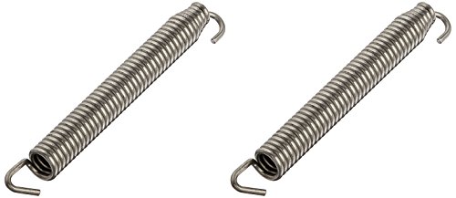 Helix Racing Products 495-9900 100mm Stainless Steel Swivel Exhaust Pipe Spring, (Pack of 2) by Helix Racing - Used condition - US$17.46