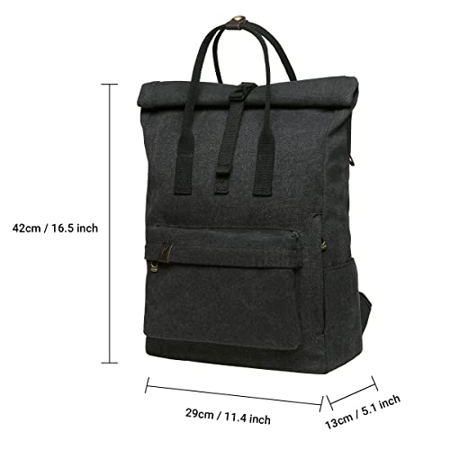 Kaukko Laptop Backpack For Women Men Causal Backpack (47-2-Black) #TOP1