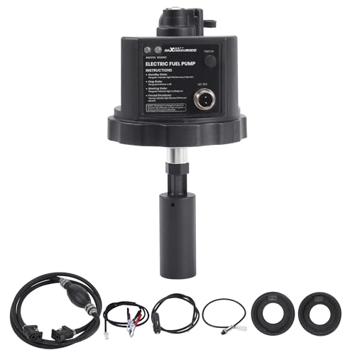 maXpeedingrods 12V DC Gasoline Electric Fuel Pump with Auto Fuel Sensor Automatic Fuel Pump Extended Running Time for Generator