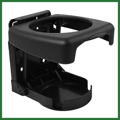 Portavasos plegable para carro y camioneta plástico negro miniatura 3
