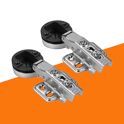 TOPINCN Hidden Kitchen Cabinet Hinges Surface Mount Face Frame Hinge 10 Pcs Type Cabinet Cupboard Wardrobe Door Furniture Corner Folded Hinge - Image 3