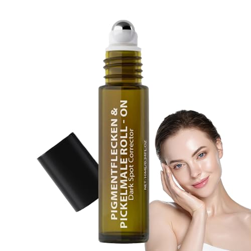 Pigmentflecken Entferner Gesicht, Anti Pigmentflecken, Altersflecken und Pickelmalen, Einfaches Roll-On Serum für Strahlenden Haut, Dark Spot Corrector Serum für Gesicht