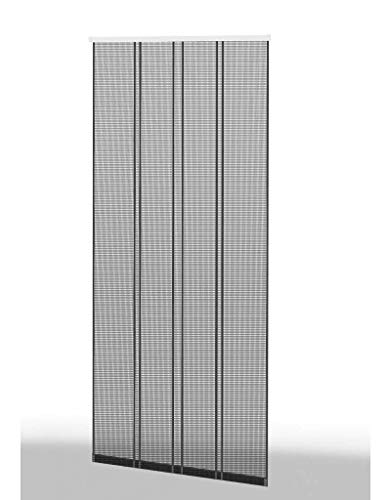 CULEX Klemm Lamellenvorhang, Aluminium, 100x220cm Profil anthrazit Lamelle anthrazit 101430107-VH