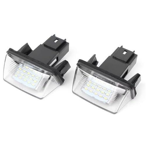 Luz LED de matrícula impermeable y sin error Canbus para Peugeot 206
