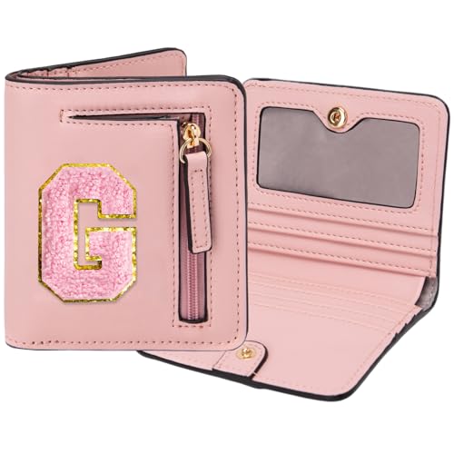 Image of Birthday Gifts for Teen Girl Kids Wallet Little Girl Wallets | Small Initial Kid Wallet for Girl Rfid Wallet Preppy Stuff Gifts for Girls 8-12 Pink G