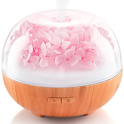 Aromatherapy Essential Oil Diffuser With Ultrasonic Mist Auto Shut-Off Air Humidifier Light For Home Bedroom Office (Pink) #TOP17