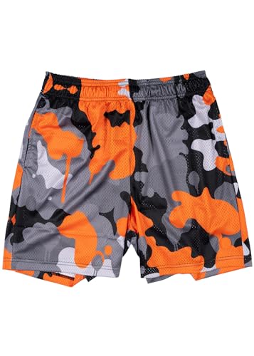 Ethika Mens Long Basketball Short | Drip Camo