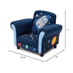 Deltachildrenspaceadventureskidsupholsteredchairblue Urban Country Home Decor Delta children space adventures kids upholstered chair blue urban country home decor