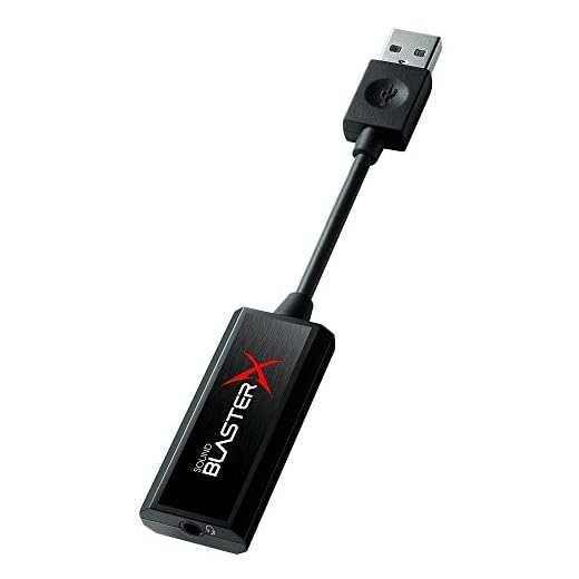 Creative Sound Blaster X G1 Portable Soundkarte (mit 7.1 und Kopfhörerverstärker)