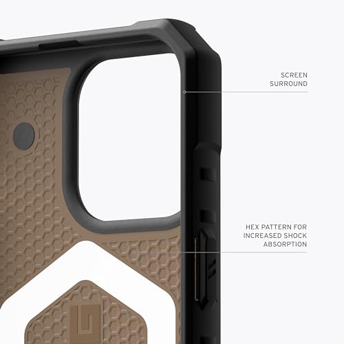 Image of URBAN ARMOR GEAR UAG [Updated Ver] Compatible with iPhone 15 Pro Max Case 6.7 inch Pathfinder Dark Earth Built-in Magnet Compatible with MagSafe Charging Rugged Military Grade Dropproof Protective Cover