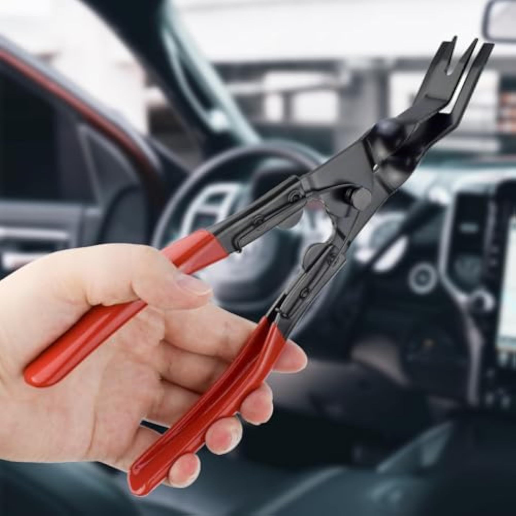 Automobile Interior Upholstery Trim Clip Pliers Remover Tool