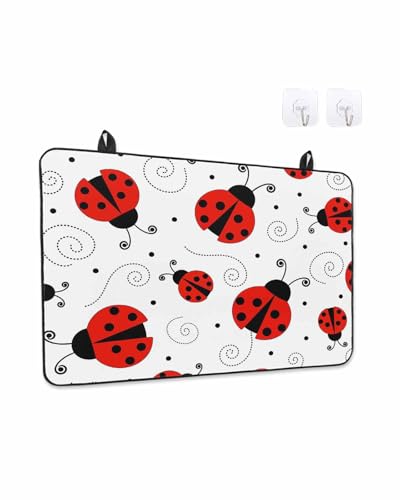 Ladybug Electric Stove Top Cover 24"x21