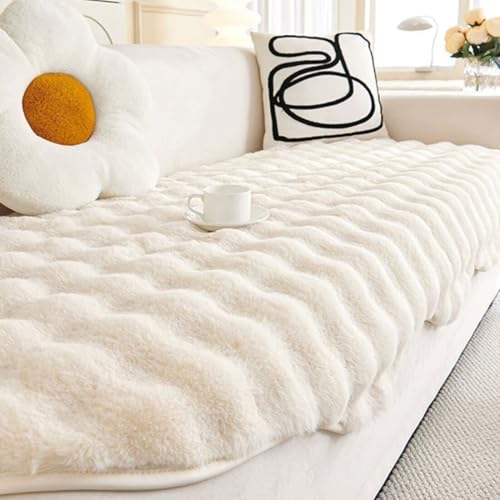 OSONA ソファカバー かけるだけ 長座布団 冬用 暖かい ソファ座面カバー ふわふわ ソファーカバー 1人 2人 3人 4人掛け 肘付き 肘なし ソファーパッド 犬猫対策 吸湿速乾 防ダニ ソファー 保護カバー 洗える 北欧 防塵 汚れ防止 四季通用