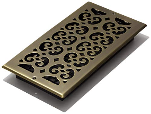 Decor Grates Sp612W-A Wall Ceiling Register, 6X12 Inches, Antique Brass Finish #TOP3