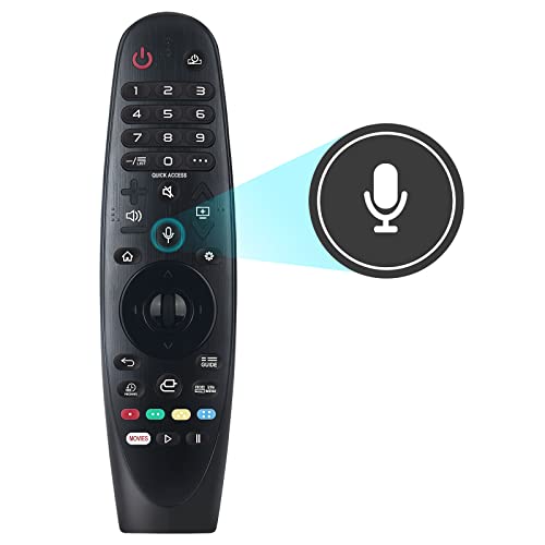 VINABTY AN-MR19BA Replacement Voice Remote Control fit for LG Smart TV 75SM8670PUA 70UM7370PUA 65UM7300PUA 55UM7300PUA 43UM7300PUA 50UM7300PUA 50UM7300AUE 49SM8600PUA 65SM8600PUA