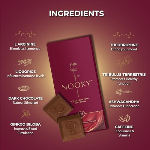 InstaEats Nooky Premium Dark Chocolate for Men & Women|Dark Chocolate for Uplifting Mood|Best Gift Set for Men & Women|Ideal for Men & Women,Vegan & Gluten-free Delight (Pack of 3, 58 gram)