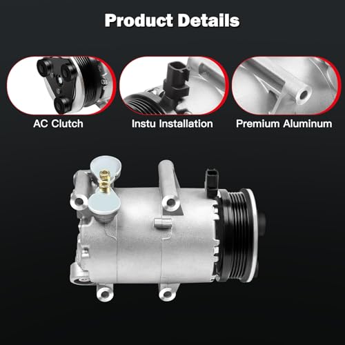 Image of cciyu Air Conditioning Compressor Compatible for Ford Focus 2.0L