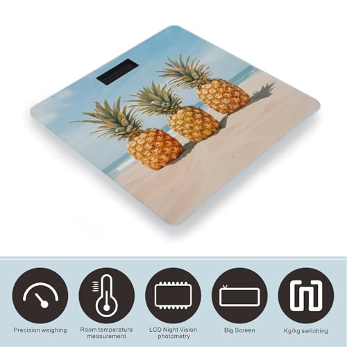 Báscula digital para baño Ocean Beach Pineapples miniatura 3