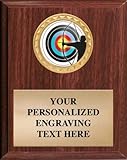 Crown Awards Archery Shooter Plaques Make A Great Award & Trophy. You Can Add Your Own Free Engraving.
