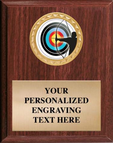 Crown Awards Archery Shooter Plaques Make A Great Award & Trophy. You Can Add Your Own Free Engraving.