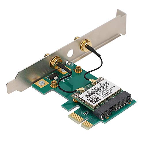 Junlucki Dual-Band-Netzwerkkarte, empfindliche PCI-E-Netzwerkkarte, unterstützt 802.11Abgn hohe Signalstärke für PC-Mac-Systeme Cover