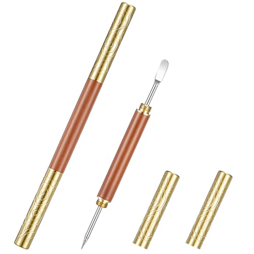 Mabor Latte Art Pen Set, Stainless Steel Coffee Drawing Tool, Double-Ended Barista Accessories for Creating Professional Espresso Tools with Cap for Home & Cafe Use
