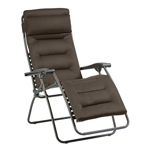 Lafuma Tumbona relax, Plegable y ajustable, RSX Clip, Air Comfort, Gris topo, LFM2038-8719